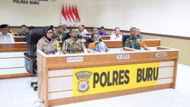 Polres Buru mengadakan Rapat Koordinasi (Rakor) Linsek Operasi Mantap Praja 2024 yang diadakan secara virtual melalui Zoom Meeting pada Kamis, 25 Juli 2024