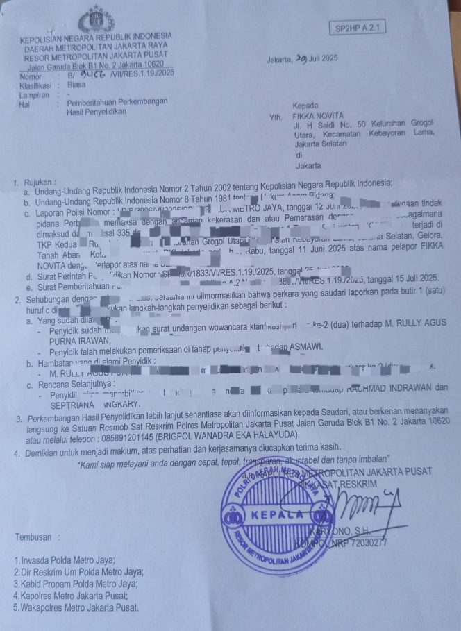 
					Penyelidikan Kasus Pemerasan Dengan Kekerasan, Nama Pejabat KemenKraf Terseret