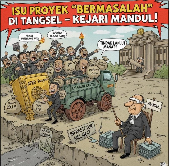 
					Ujian Kejaksaan: Kasus Mega-Proyek DSDABMBK Tangsel Mandek, Aktivis Tuding Kejari ‘Mandul’ dan Lindungi Korupsi