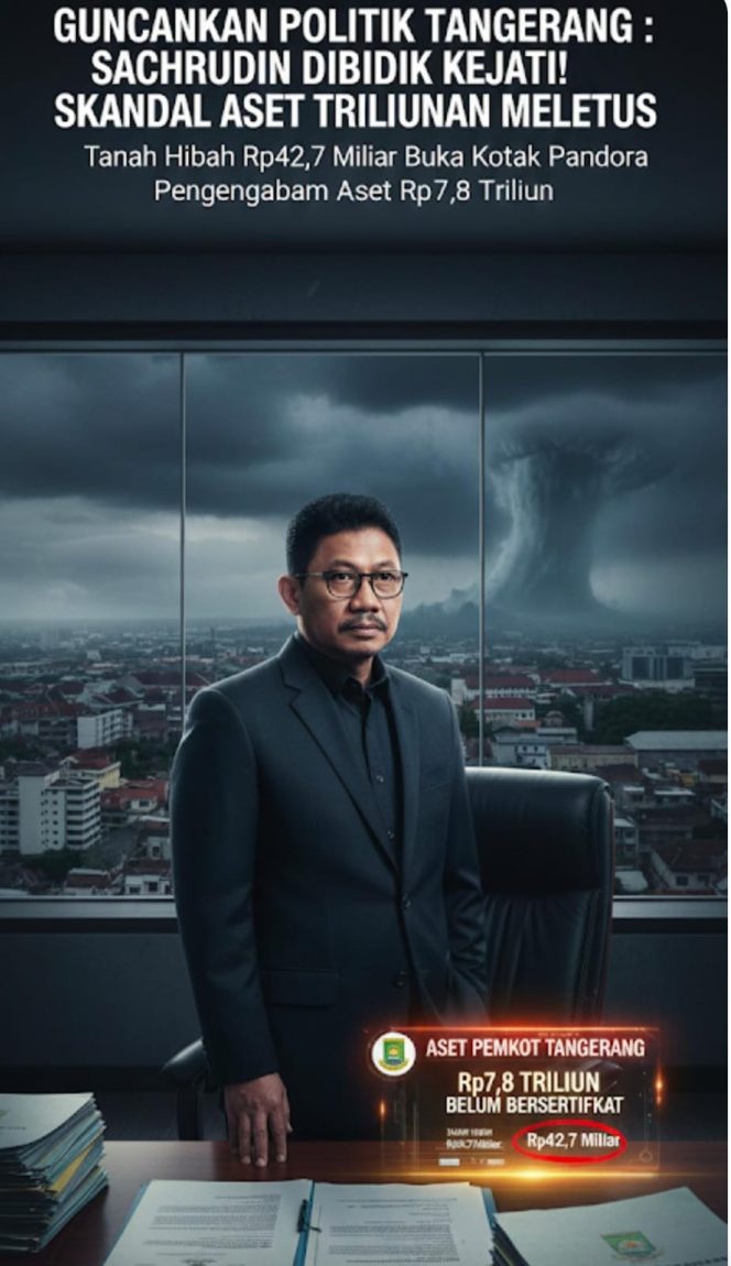 
					Guncangan di ‘Kota Benteng’: Skandal Aset Rp7,8 Triliun Menguap? Sachrudin Kembali Dibidik Kejati