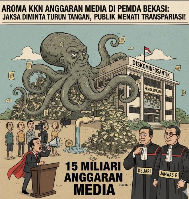 
					Aroma KKN Anggaran Media di Pemda Bekasi: Jaksa Diminta Turun Tangan, Publik Menanti Transparansi!