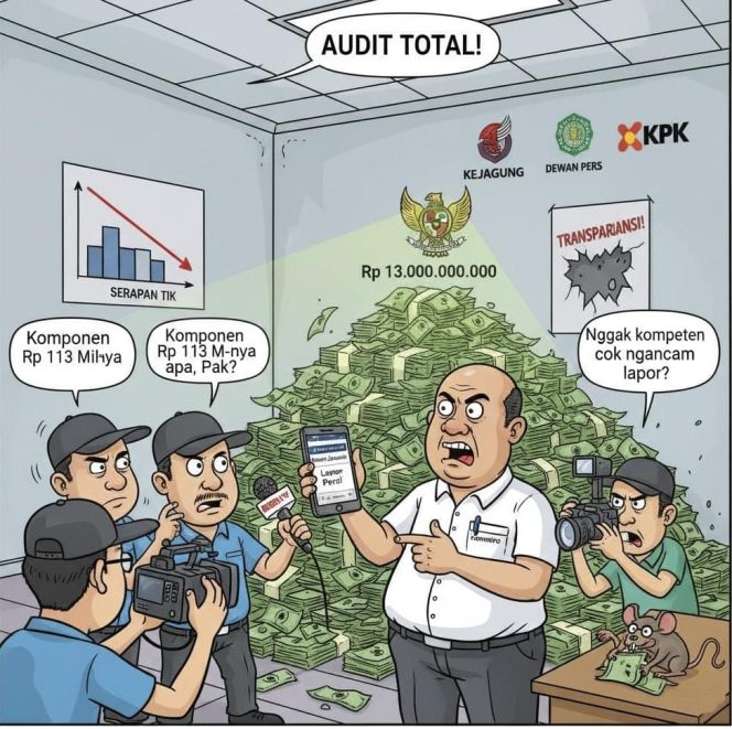 
					Konfirmasi Temuan BPK Diskominfo Kab. Bekasi Rp 113 Miliar, Oknum Tolak Klarifikasi dan Ancam Lapor Dewan Pers