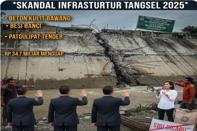 
					SKANDAL INFRASTRUKTUR TANGSEL 2025: “Pesta Pora” Rp 34,7 Miliar di Atas Regulasi yang Diinjak-injak dan Beton Keropos