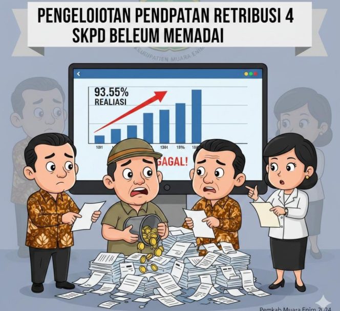 
					Sistem Retribusi Muara Enim Bobrok! 4 SKPD Belum Memadai, Potensi Kerugian Daerah Kian Menganga