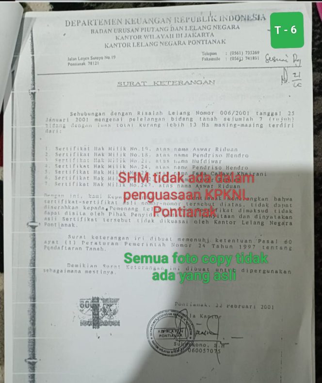 
					Dugaan Skandal Identitas Ganda dan Lelang Fiktif di Atas Tanah Ahli Waris