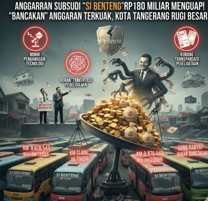 
					Skandal Subsidi “Si Benteng”: Dugaan “Bancakan” Rp180 Miliar dalam Lima Tahun Terbongkar