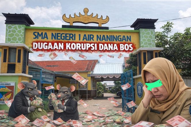 
					Dugaan Korupsi Dana BOS di SMAN 1 Air Naningan Mencuat, Kepsek Susah ditemui