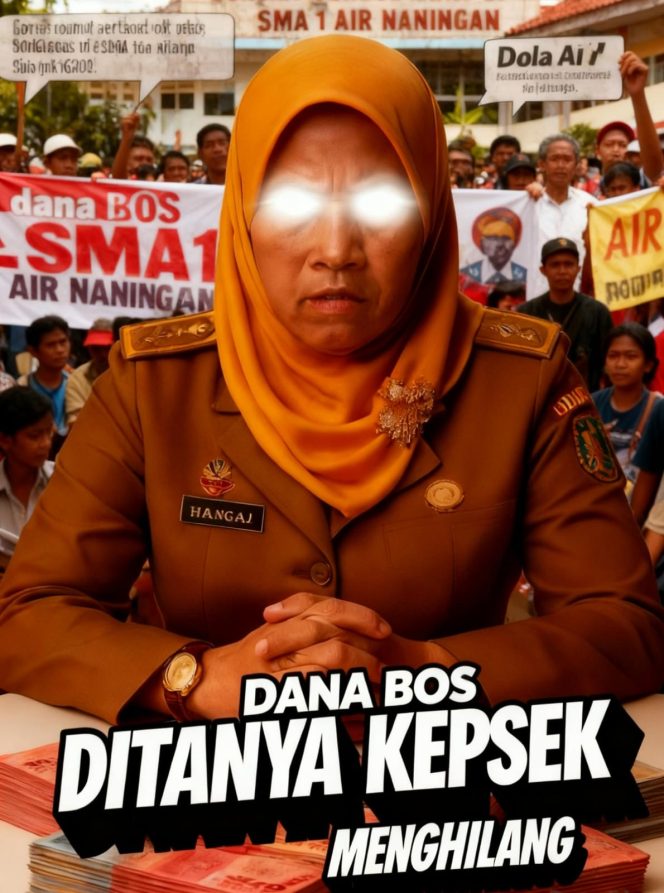 
					Dugaan Korupsi Dana BOS di SMAN 1 Air Naningan Mencuat, Kepsek Susah ditemui