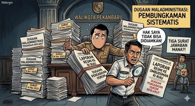 
					Walikota Pekanbaru Dilaporkan ke Ombudsman: Bungkamnya Penguasa, Matinya Kepastian Hukum