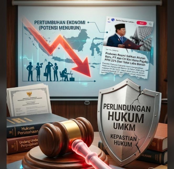 
					Peralihan Pajak PT & CV Jadi 22%, Praktisi Hukum Irwansyah, S.H.: Kebijakan Ini Mencekik UMKM dan Mundur Setapak