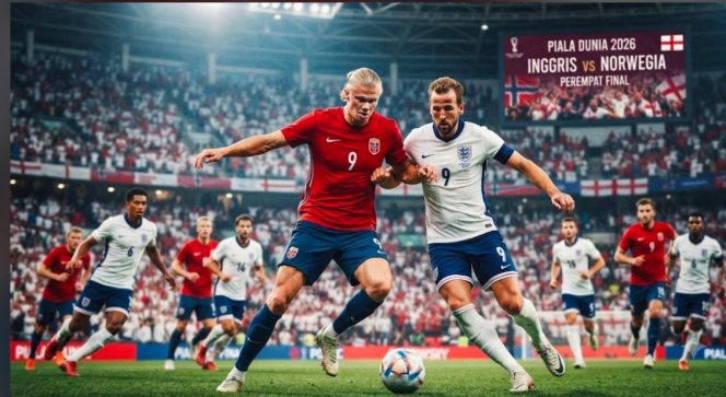 
					Prediksi Perempat Final Piala Dunia 2026: Inggris Diunggulkan, Norwegia Siap Meledak Malam Ini!