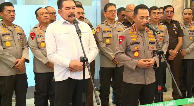 
					Kapolri dan Jaksa Agung Tegaskan Tidak Ada Konflik Antar-Institusi: “Murni Proses Hukum”