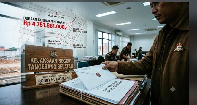 
					Dugaan Korupsi Proyek Pedestrian Rp4,7 Miliar Diseret ke Kejari Tangsel, APH Dituntut Transparan