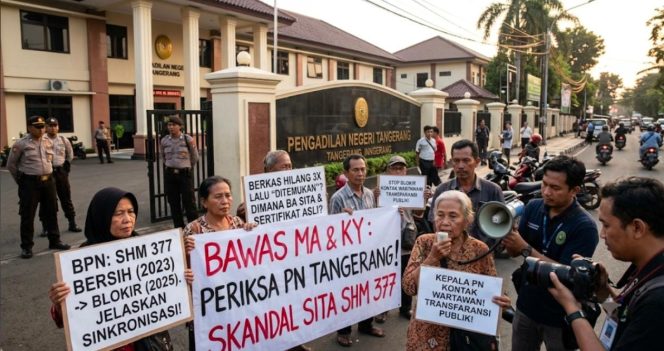 
					Skandal Sita SHM 377: Bawas MA dan KY Didesak Periksa PN Tangerang