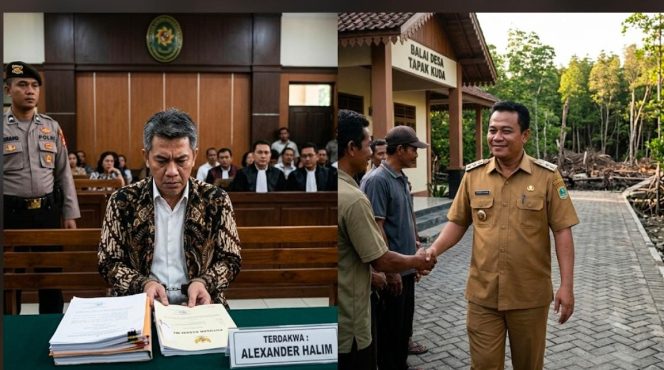 
					Akuang Divonis, Kades Bebas: Drama Hukum Tebang Pilih di Hutan Langkat