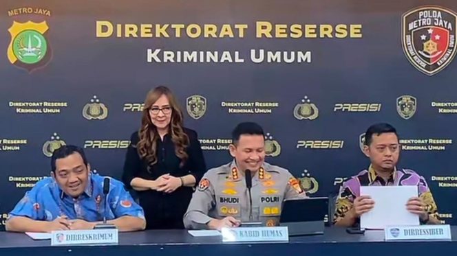 
					Polda Metro Jaya Gelar Konferensi Pers Terkait Kasus Konten Provokatif
