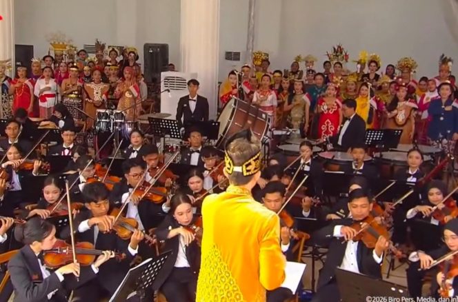 
					Sentuhan Harmoni Perdamaian Menyemarakkan Upacara HUT KE-81 RI di Istana