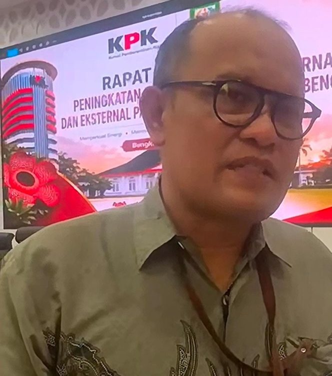 
					Skor SPI Pemprov Bengkulu Rendah, KPK Soroti Kerawanan Korupsi Sektor Pengadaan Barang dan Jasa