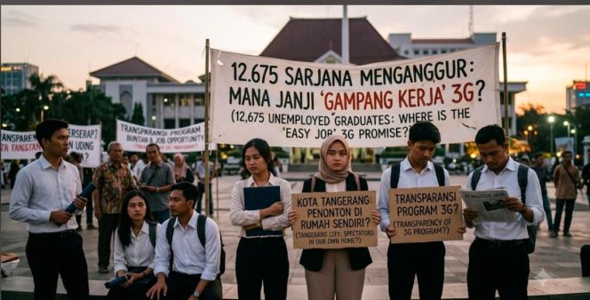 
					Soroti 12.675 Sarjana Menganggur, LSM dan Politisi Pertanyakan Transparansi Program 3G