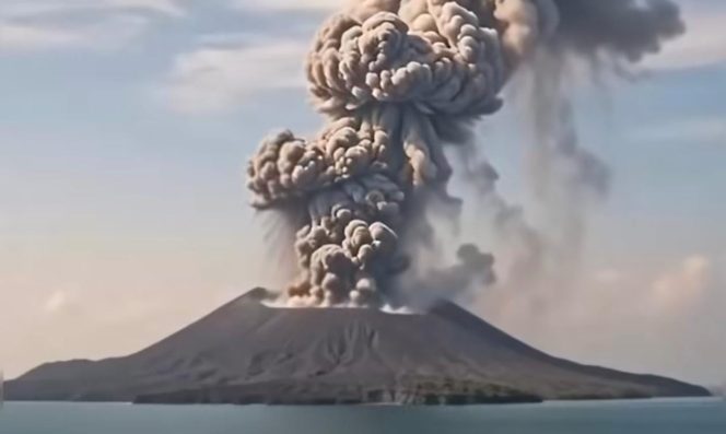 
					Waspada! Gunung Anak Krakatau Erupsi 9 Kali Hingga Rabu Pagi, Kolom Abu Capai 250 Meter