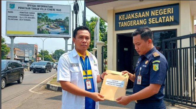 
					LSM Laporkan DLH Tangsel ke Kejaksaan Negeri terkait Proyek Taman Rp4 Miliar
