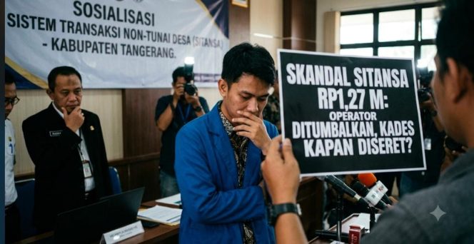 
					Skandal Sitansa Rp1,27 M Tangerang: Operator Ditumbalkan, Kades Kapan Diseret?