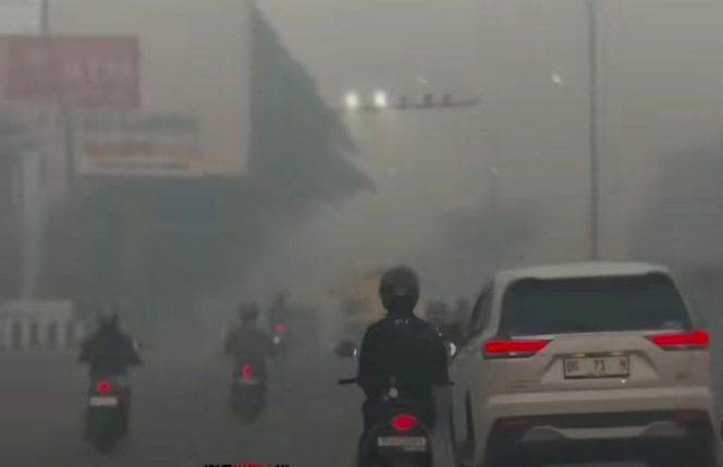 
					Kualitas Udara Palembang Masuk Kategori Berbahaya Akibat Asap Karhutla