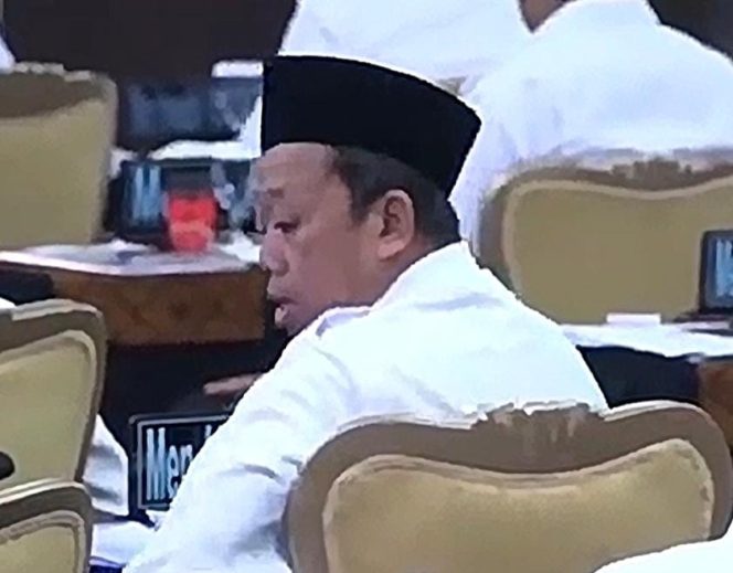 
					Sempat Mangkir dari Panggilan KPK, Menteri ATR/BPN Nusron Wahid Tampak Hadiri Sidang Kabinet Paripurna